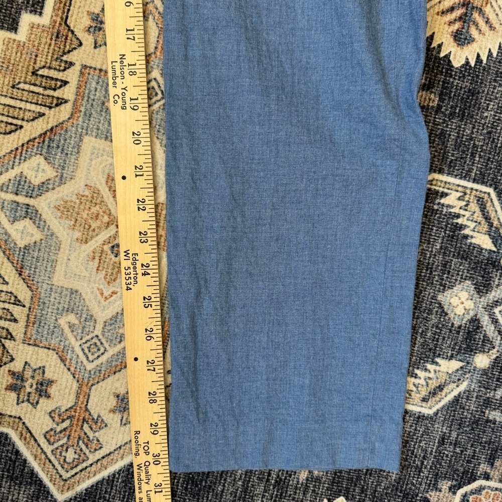 J by J. Crew Tapered Men's Blue Chino Dress Pants 100% Cotton Size 32x32 - Picture 11 of 11